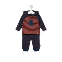 Conjunto de menino às riscas Blue azul marinho