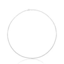 Corrente média em prata com bolas, 50 cm, TOUS Chain