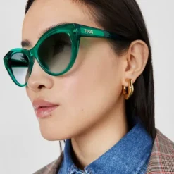 Óculos de sol verdes Butterfly