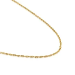 Gargantilha banhada a ouro de 18 K sobre prata cordão 50 cm TOUS Basics
