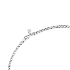 Gargantilha barbada prata TOUS Chain