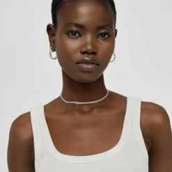 Gargantilha barbada prata TOUS Chain