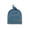 Gorro com nó de bebé Tricot azul