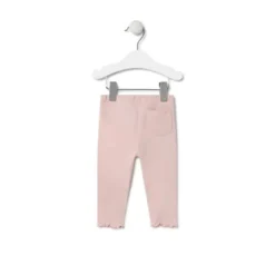 Leggings de menina Casual cor-de-rosa