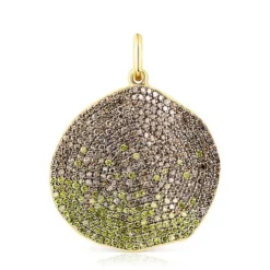 Pingente ATELIER Nenufar em Ouro e Diamantes amarelos