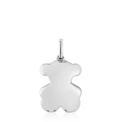 Pingente médio em prata urso Bold Motif