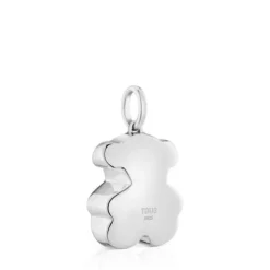 Pingente médio em prata urso Bold Motif