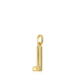 Pingente médio letra L banhado a ouro de 18 K sobre prata TOUS Alphabet