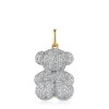 Pingente urso grande em ouro e diamantes Bold Bear