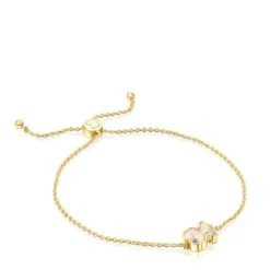 Pulseira Areia em prata vermeil e multi pedras preciosas