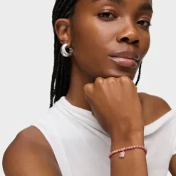 Pulseira em prata e rodonite TOUS Icon Color