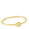 Pulseira escrava banhada a ouro de 18 K sobre prata TOUS MANIFESTO