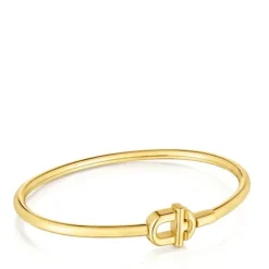 Pulseira escrava banhada a ouro de 18 K sobre prata TOUS MANIFESTO