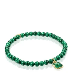 Pulseira Icon Color em Prata vermeil e Malaquite