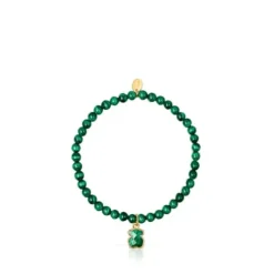 Pulseira Icon Color em Prata vermeil e Malaquite