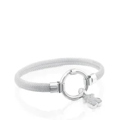 Pulseira média Hold em Prata