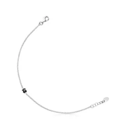 Pulseira Mini Onix em Prata com Ónix