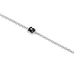 Pulseira Mini Onix em Prata com Ónix
