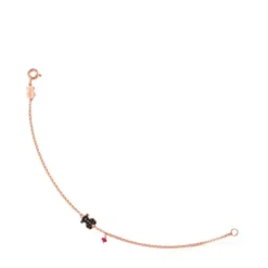 Pulseira Motif em Prata Vermeil rosa
