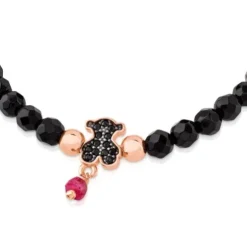Pulseira Motif em Prata Vermeil rosa
