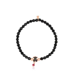Pulseira Motif em Prata Vermeil rosa