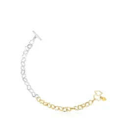 Pulseira motivo de urso TOUS Carrusel bicolor