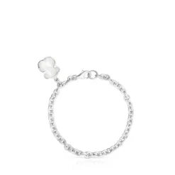 Pulseira Sweet Dolls Color em Prata e Cristal de rocha