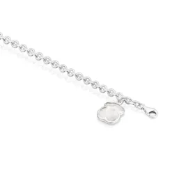 Pulseira Sweet Dolls Color em Prata e Cristal de rocha