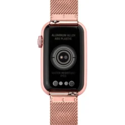 Relógio smartwatch com bracelete em aço IPRG rosado e caixa de alumínio na cor IPRG rosado TOUS T-Band Mesh