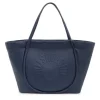 Tote bag grande em pele azul-marinho TOUS Miranda