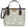Tote bag pequena Kaos Mini bege e preta