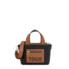 Tote bag pequena preta e castanha TOUS Nanda