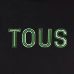 T-shirt de manga curta verde TOUS Bear Faceted M